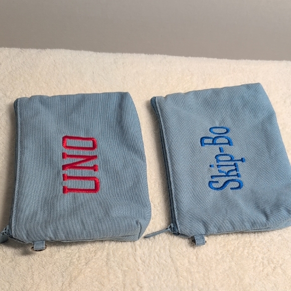 Thirty One Blue Embroidered Women's  Cosmetic Bags - Picture 2 of 12